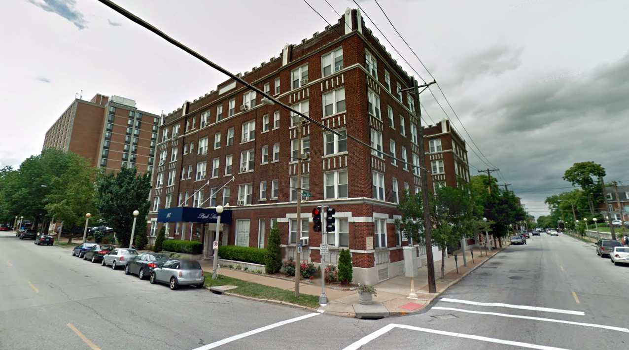 NW corner West Pine and Euclid