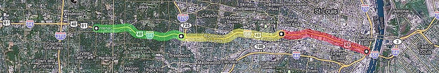 On the 3rd Day the New I-64 Created Twice the Traffic