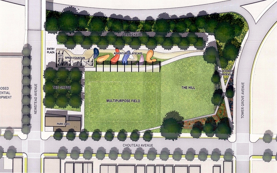 Chouteau Park Open House Primer: understanding the options for The Grove’s new signature park