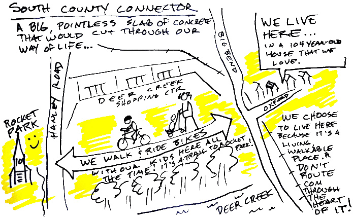 The Best Comment Submitted Regarding the South County Connector