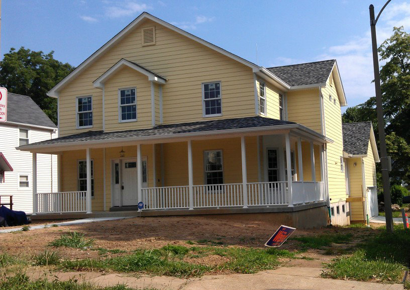 New Single Family Home Nearing Completion in the Ellendale Neighborhood