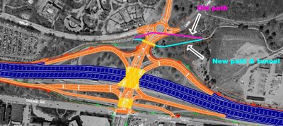 New Pedestrian Tunnel and Roundabout Offer New Hampton Avenue Entrance to Forest Park