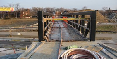 Footbridge work moving quickly