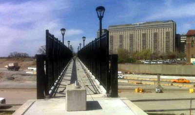 Forest Park Southeast footbridge gets lit