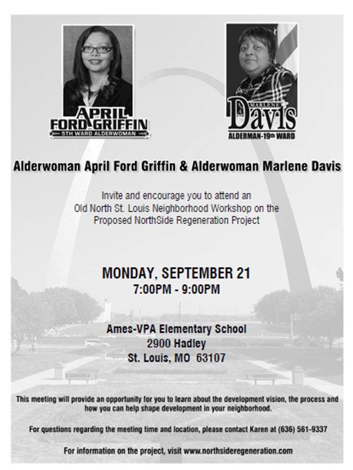 Alderwomen April Ford Griffin & Marlene Davis Host Public Meeting on NorthSide Regeneration Plan