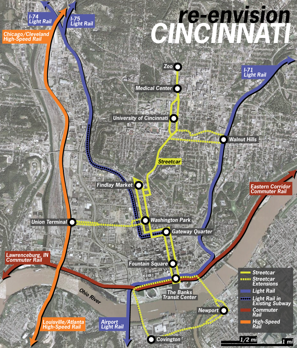 Cincinnati Battles Myopic Anti-Subsidy Crowd In Bid to Build Streetcar, Makes St. Louis Look Progressive
