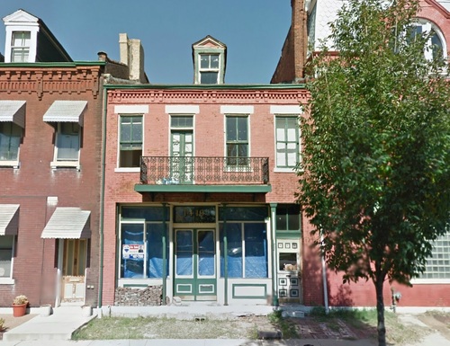 Old North St. Louis Mid-Block Storefront  Building to be Rehabbed (1419 North Market)