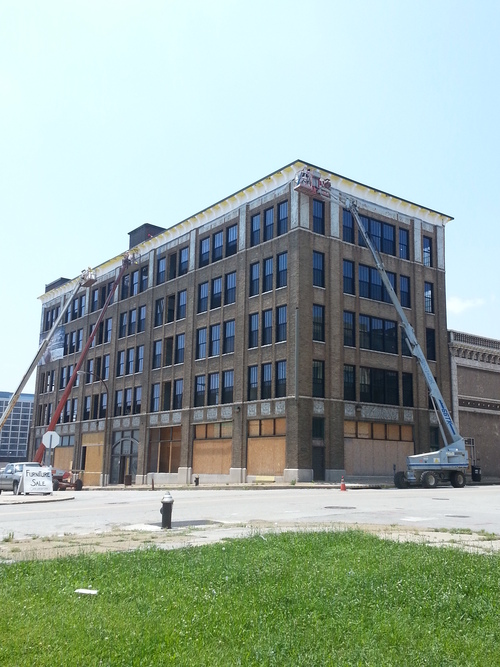 Loft Conversion Underway (2200 Locust)