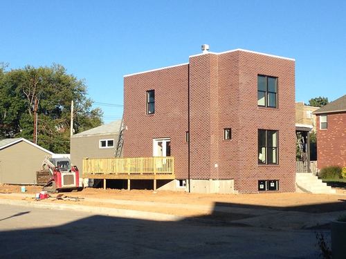 New Single Family Home in Gaslight Square Nearing Completion (4165 Olive)
