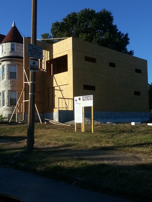 New Home Rising in Gaslight Square (4211 Washington)