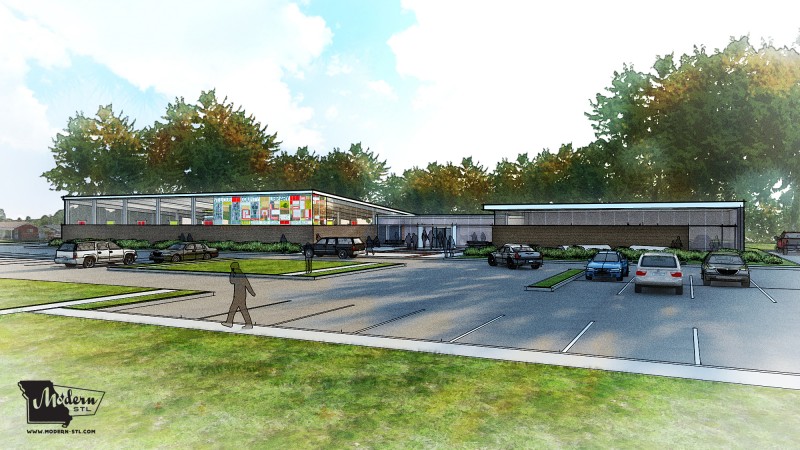 Modern STL Releases Concept for “New” Lewis and Clark Branch Library