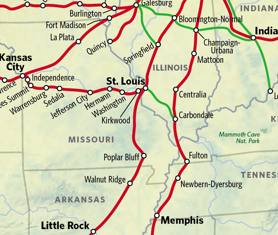 A Passenger Rail Network for St. Louis