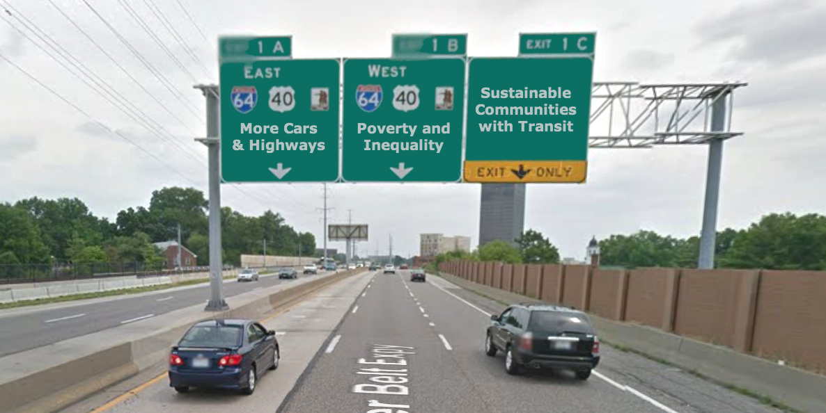 Population Down, Poverty Up, St. Louis County Predicts the Future is Highways
