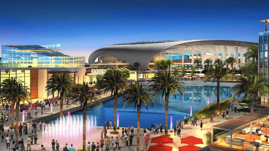 Rams NFL stadium site - Inglewood, CA