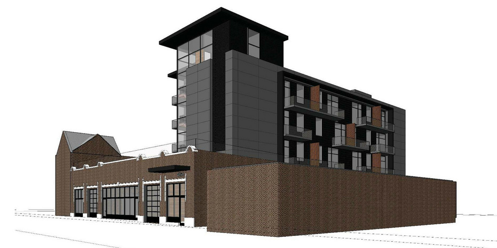 Mixing New and Old, 33 Apartments and 3,000 Sq Ft of Retail Coming to 4528 Olive