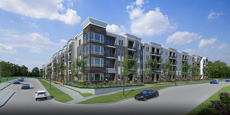 281-Unit The Heights at Manhasset Under Construction in Richmond Heights