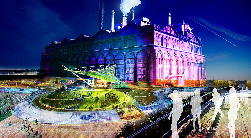 North Riverfront Vision Offers Development Plan With or Without NFL Stadium