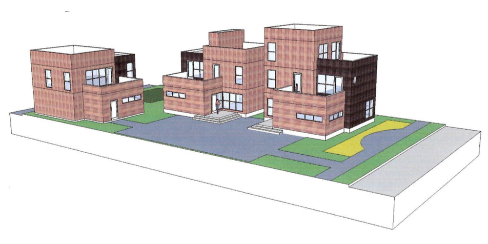 Contemporary Single-Family + Condo Project Proposed for Vista in The Grove