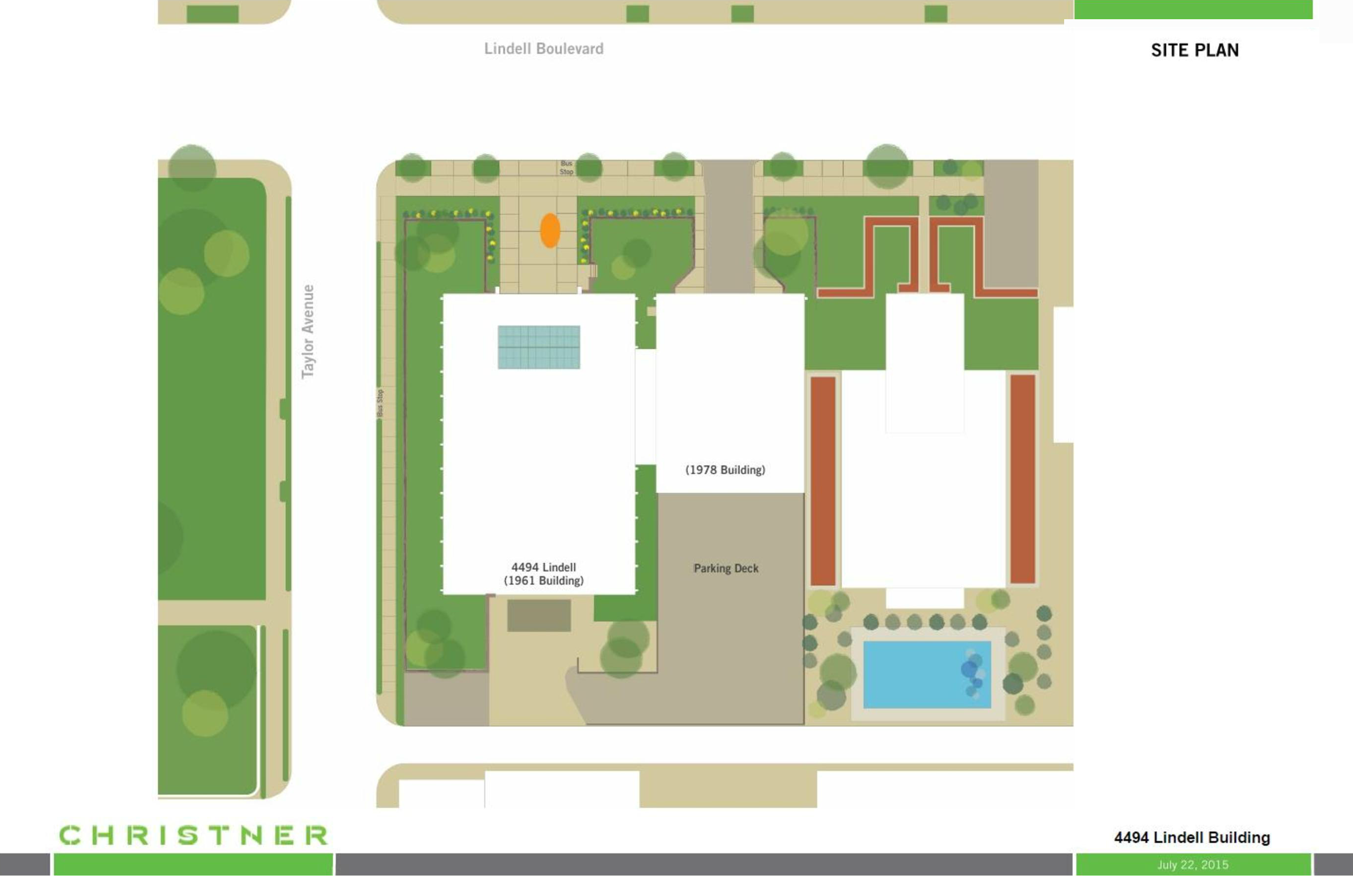 4490-94 Lindell site plan - St. Louis, MO