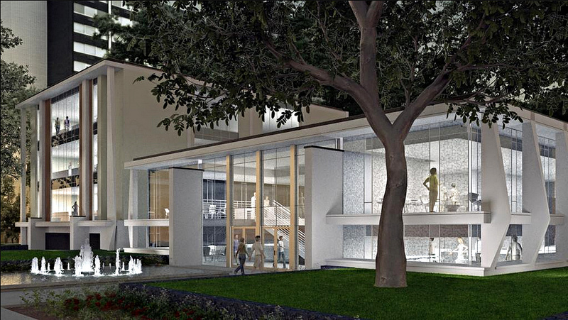 First Look: $9M Renovation Proposed for Optimist Building in City’s CWE