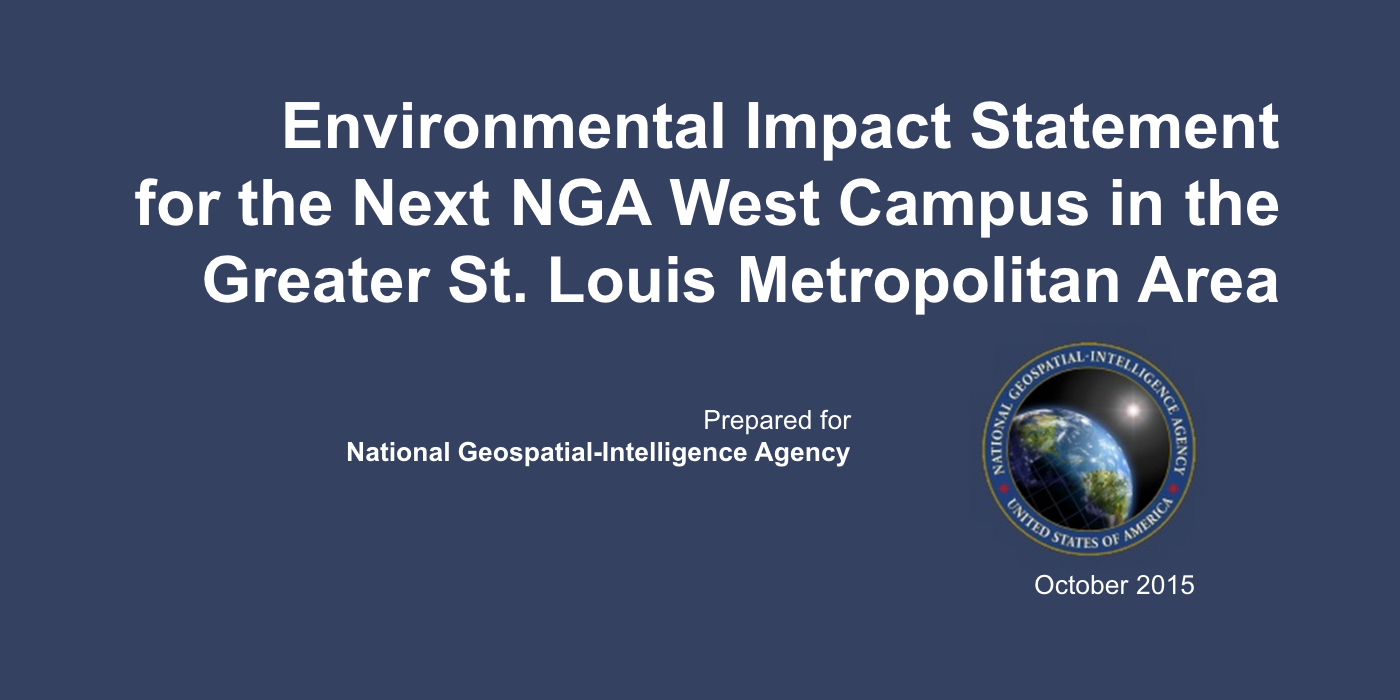 NGA West Draft Environmental Impact Statement Released