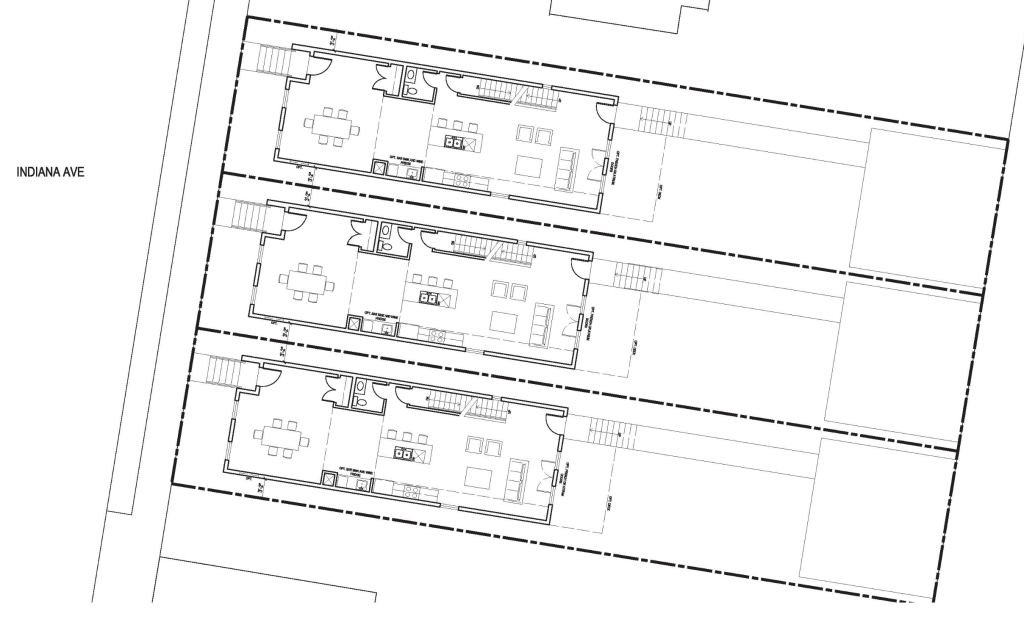 2858-62 Indiana site plan