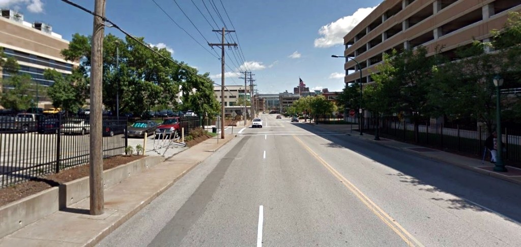 Taylor Avenue streetscape - BJC/WUSM campus