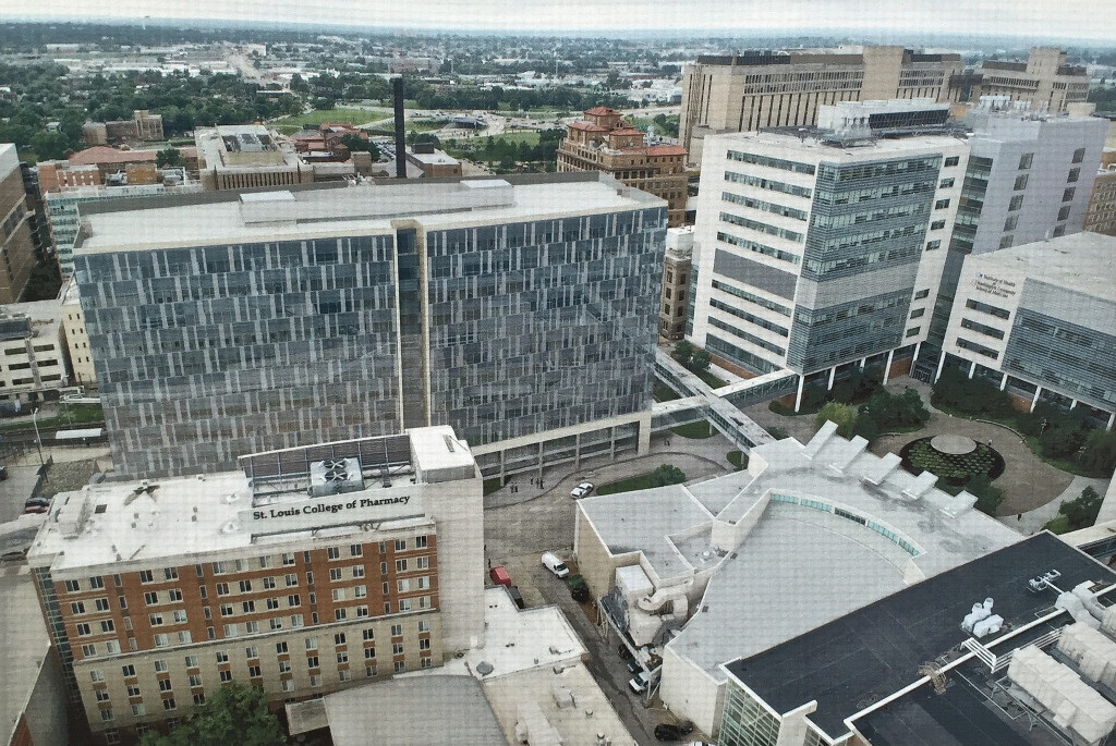 aerial rendering - BJC office building