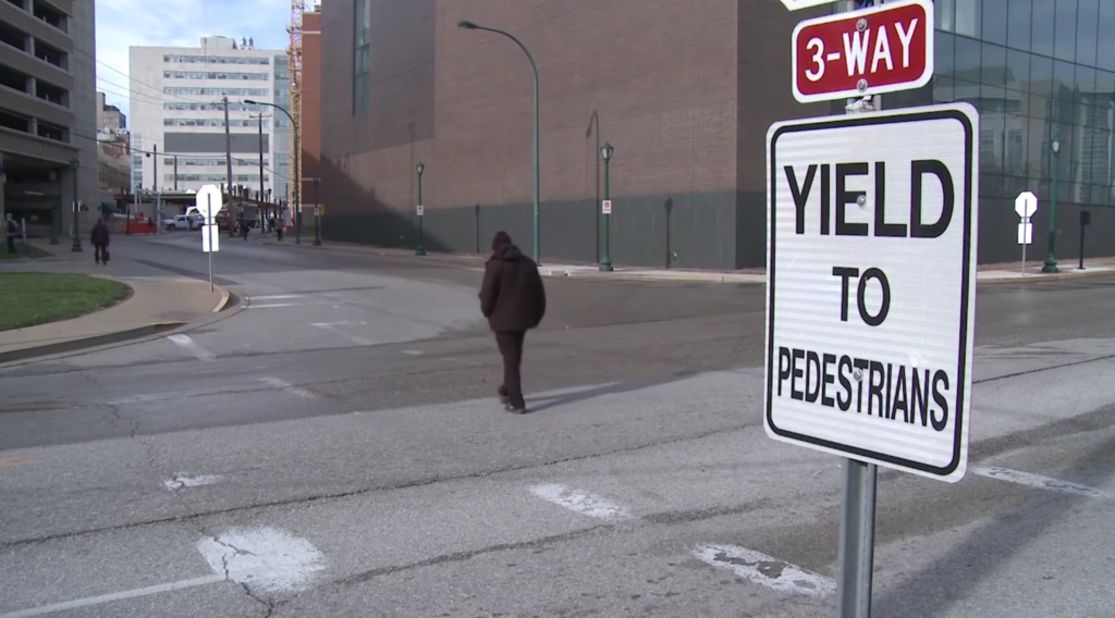 Taylor Avenue pedestrian crossing