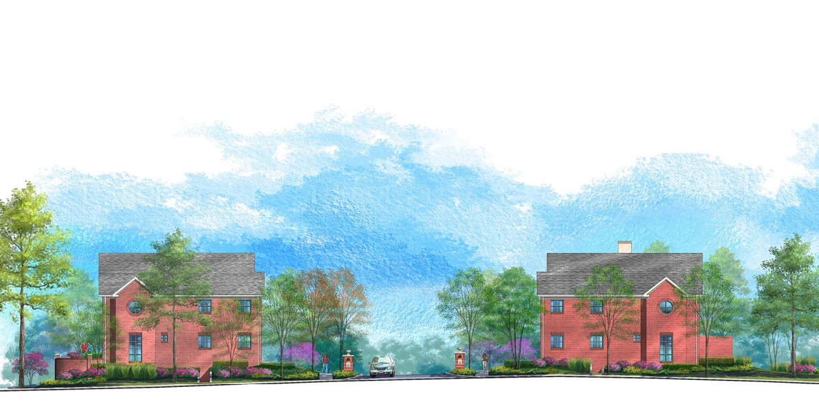 Revised Maryland School Townhome Project in Clayton Downsized Again
