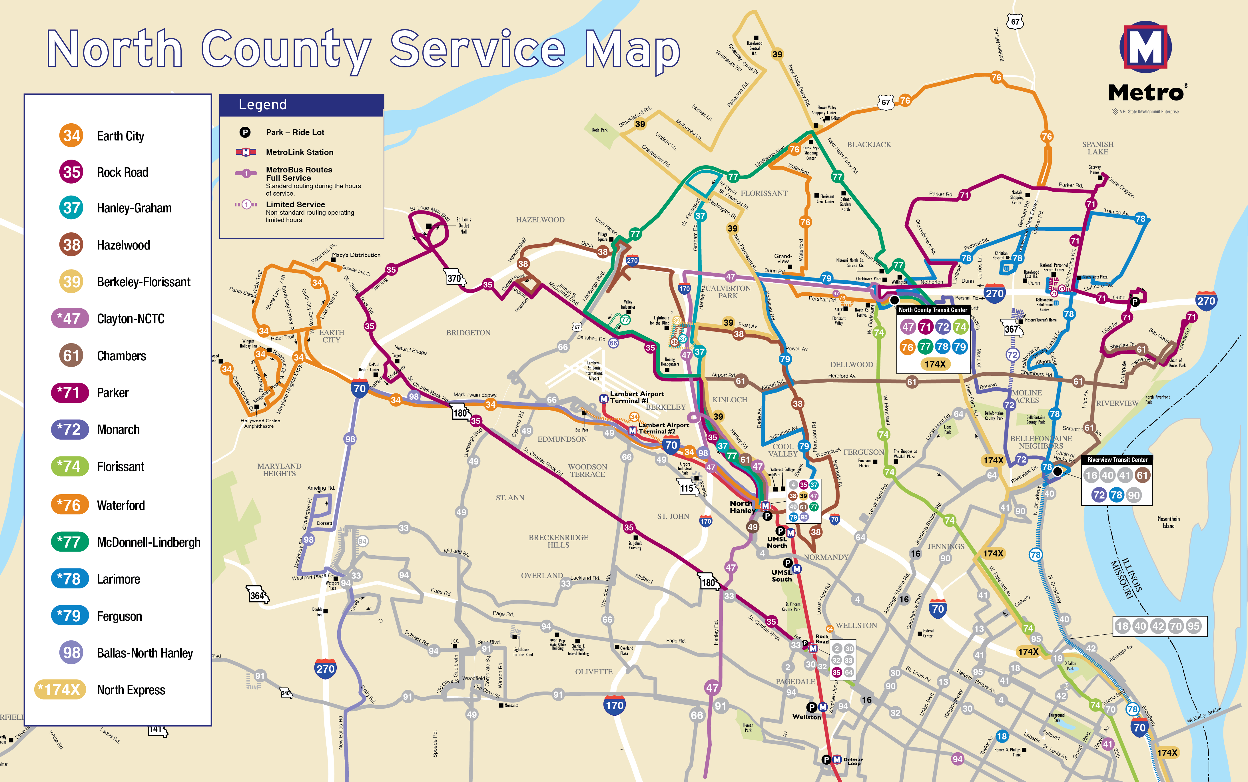 Metro North County 2016 Map