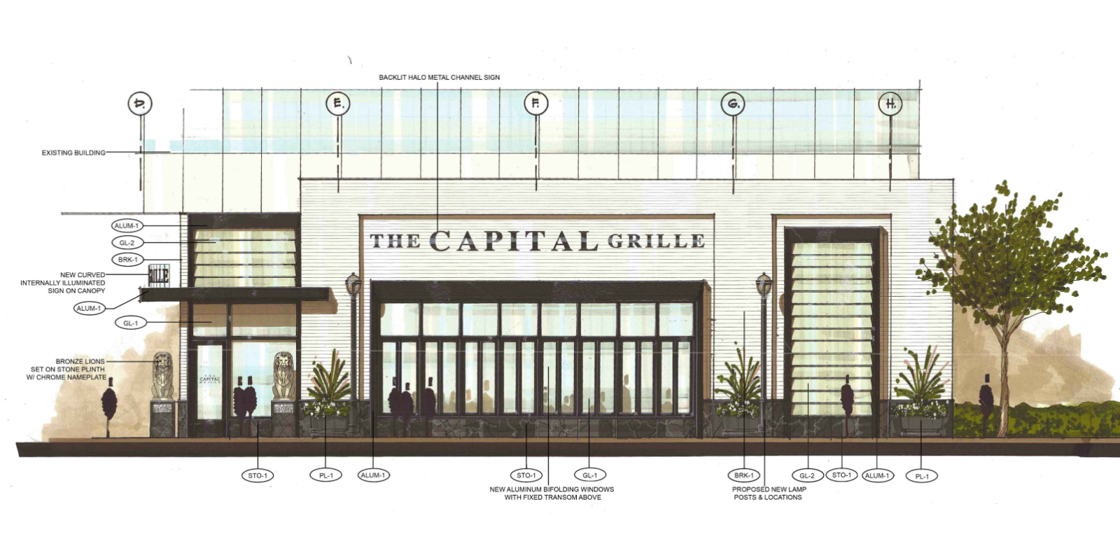 Capital Grille Proposed for Former J. Bucks Space in Clayton