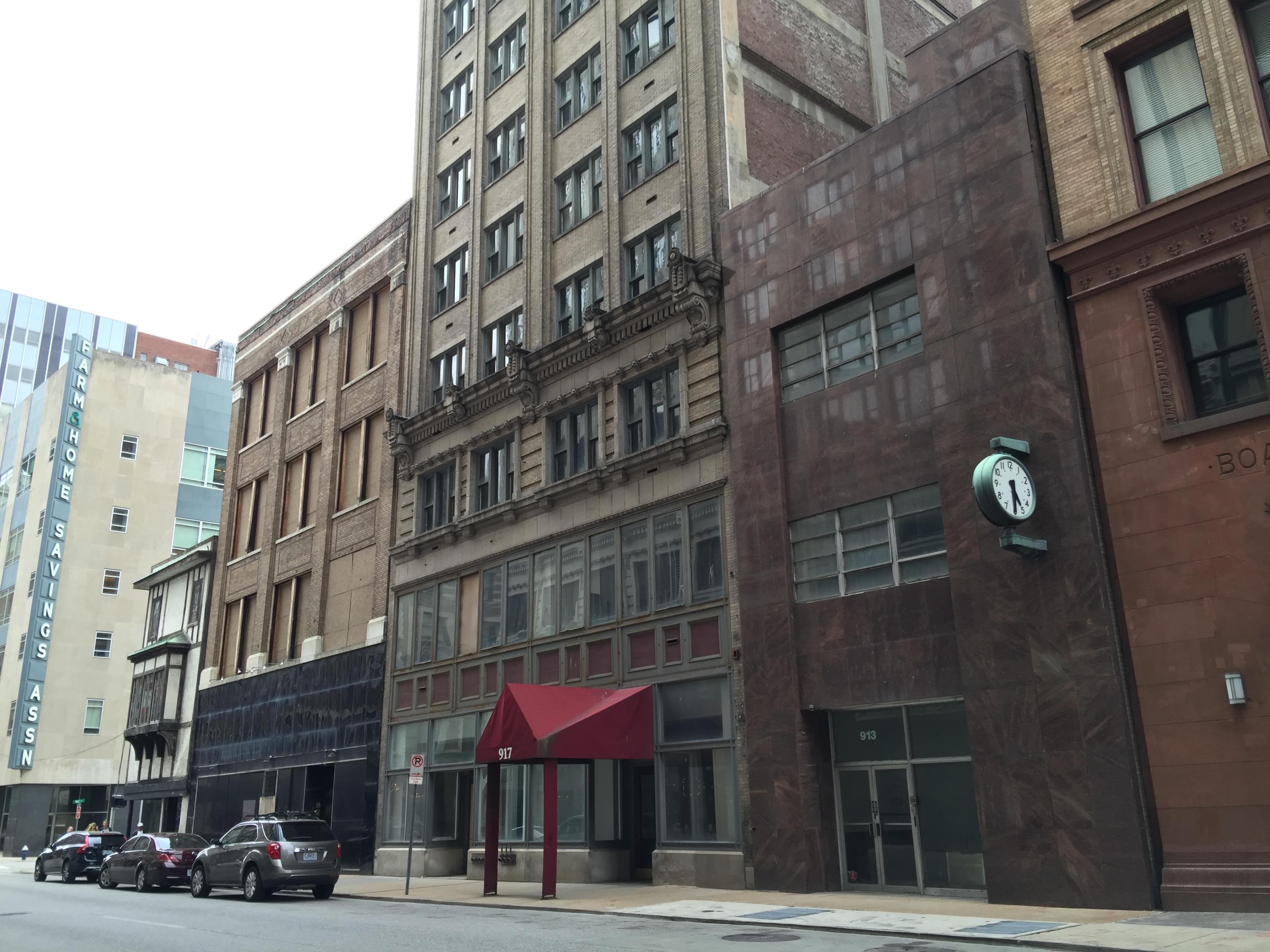 Market Rate Apartments, Infill Planned for 913-921 Locust in Downtown St. Louis