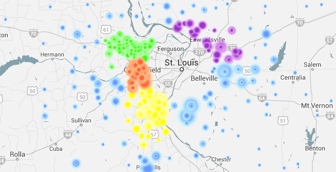 Visualizing St. Louis City Commutes
