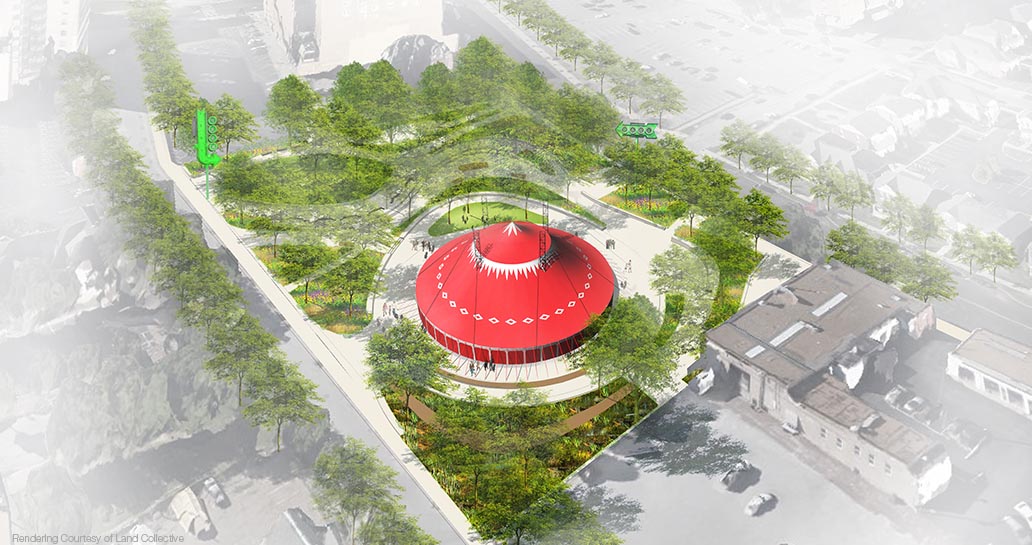 Grand Center Performance Green Would Transform Acres of Asphalt Into Home for Circus Flora and More