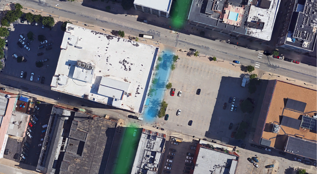 17th Street_downtown STL aerial