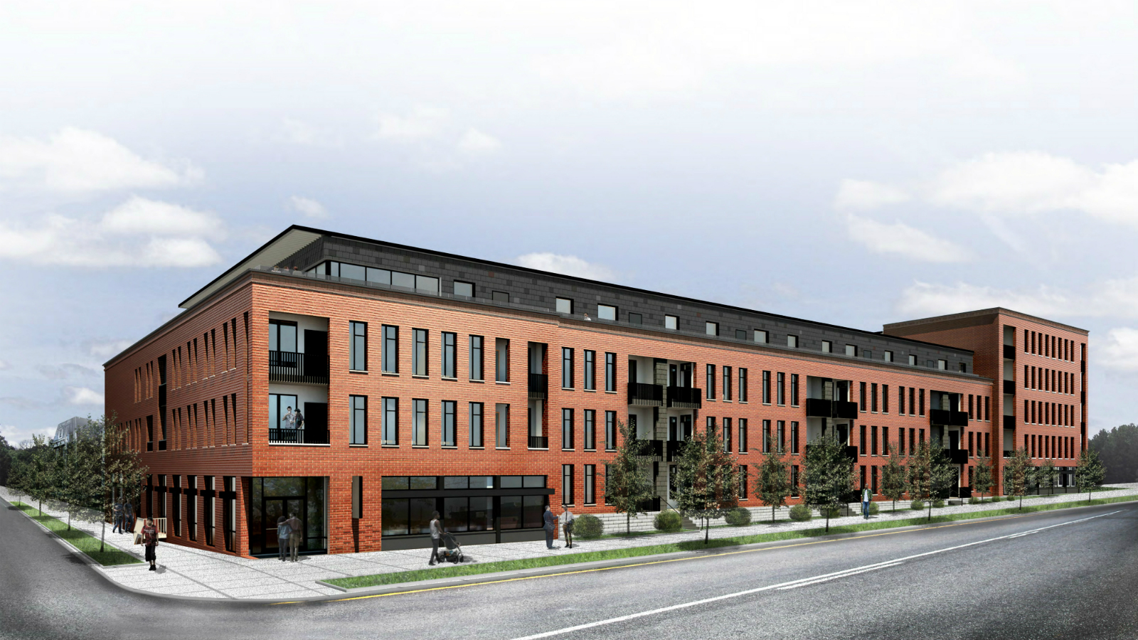 Design for 126-Unit Mixed-Use Building in Soulard Set for Preservation Board Review