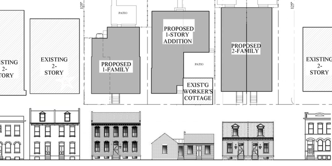 Plan Would Restore Antebellum Worker’s Cottage, Add Infill in Benton Park