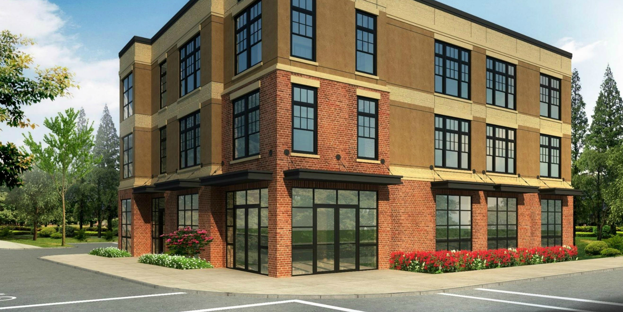 Mixed Use Infill Proposed for Prominent Vacant Lot In The Grove