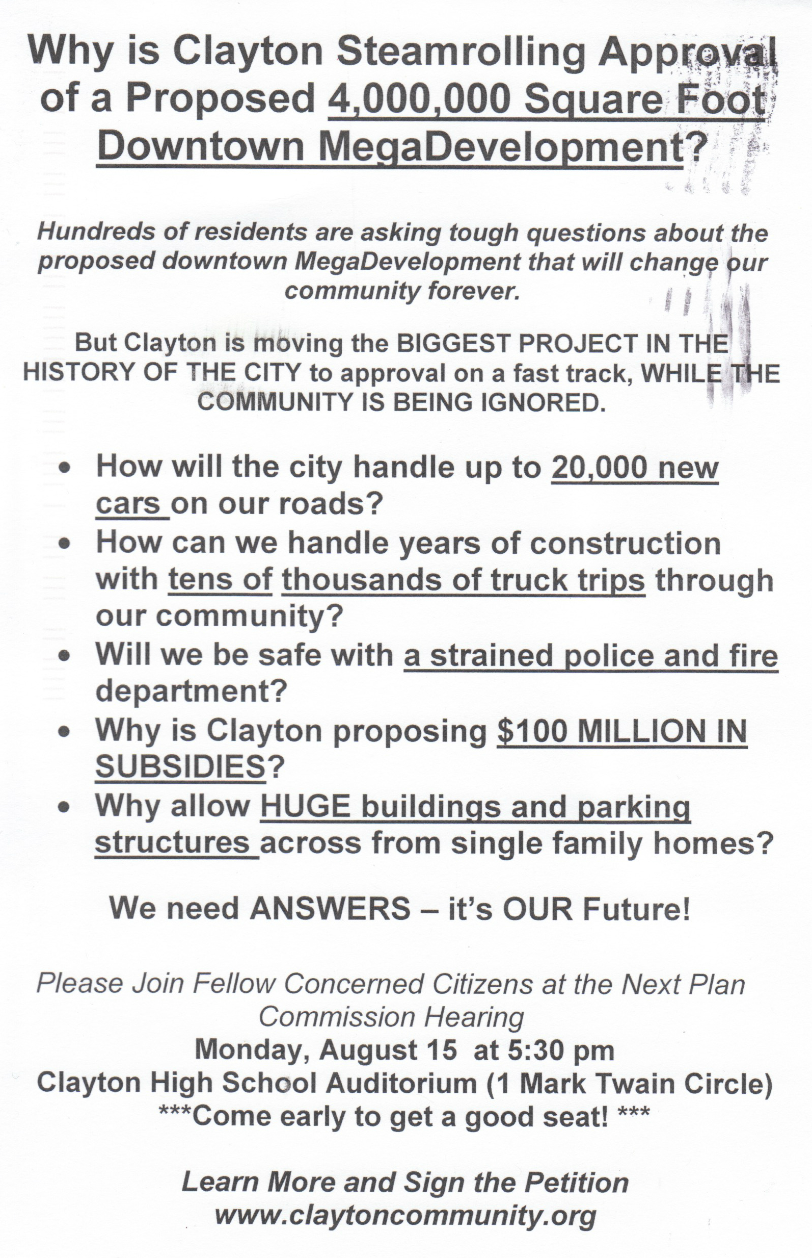 Centene NIMBY