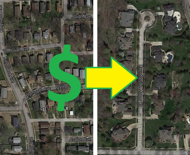 How We Subsidize Spread-out Places Via Utilities