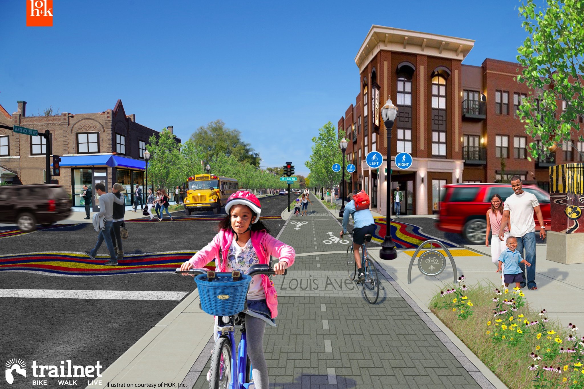 Trailnet Announces Effort to Build Protected Bike/Ped Network in St. Louis