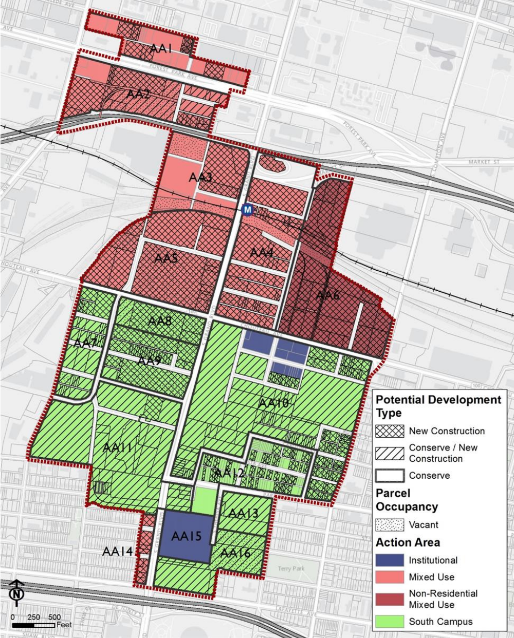 Midtown 353 Redevelopment Plan_potential development types