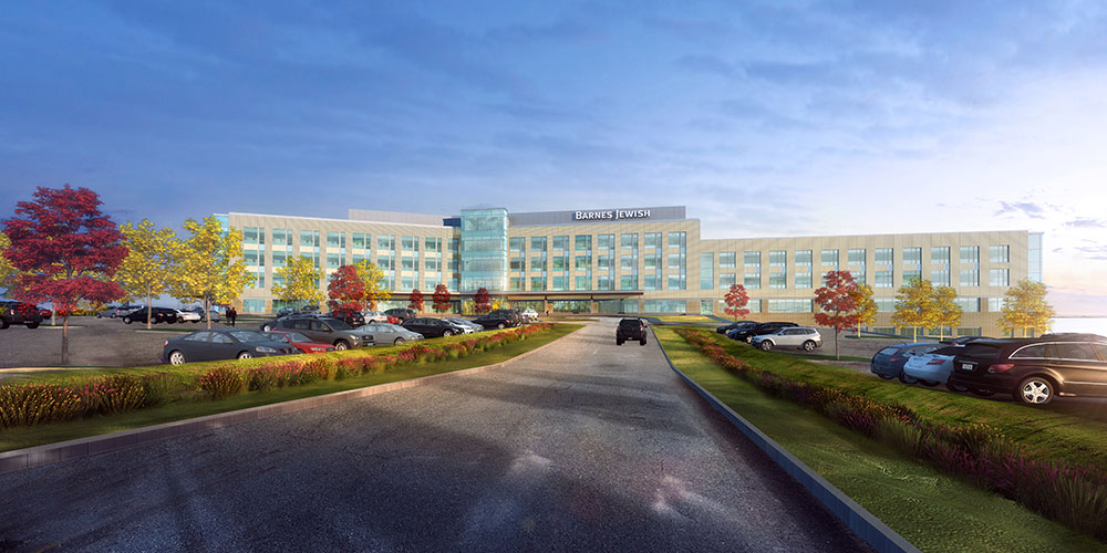 First Look at Planned $100M BJC West County Hospital in Creve Coeur