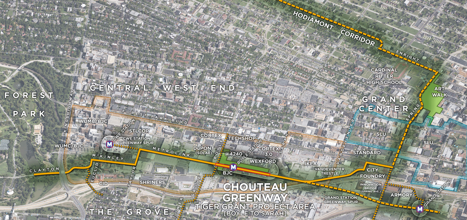 On the Future of the Chouteau Greenway and Protected Bikeways in St. Louis