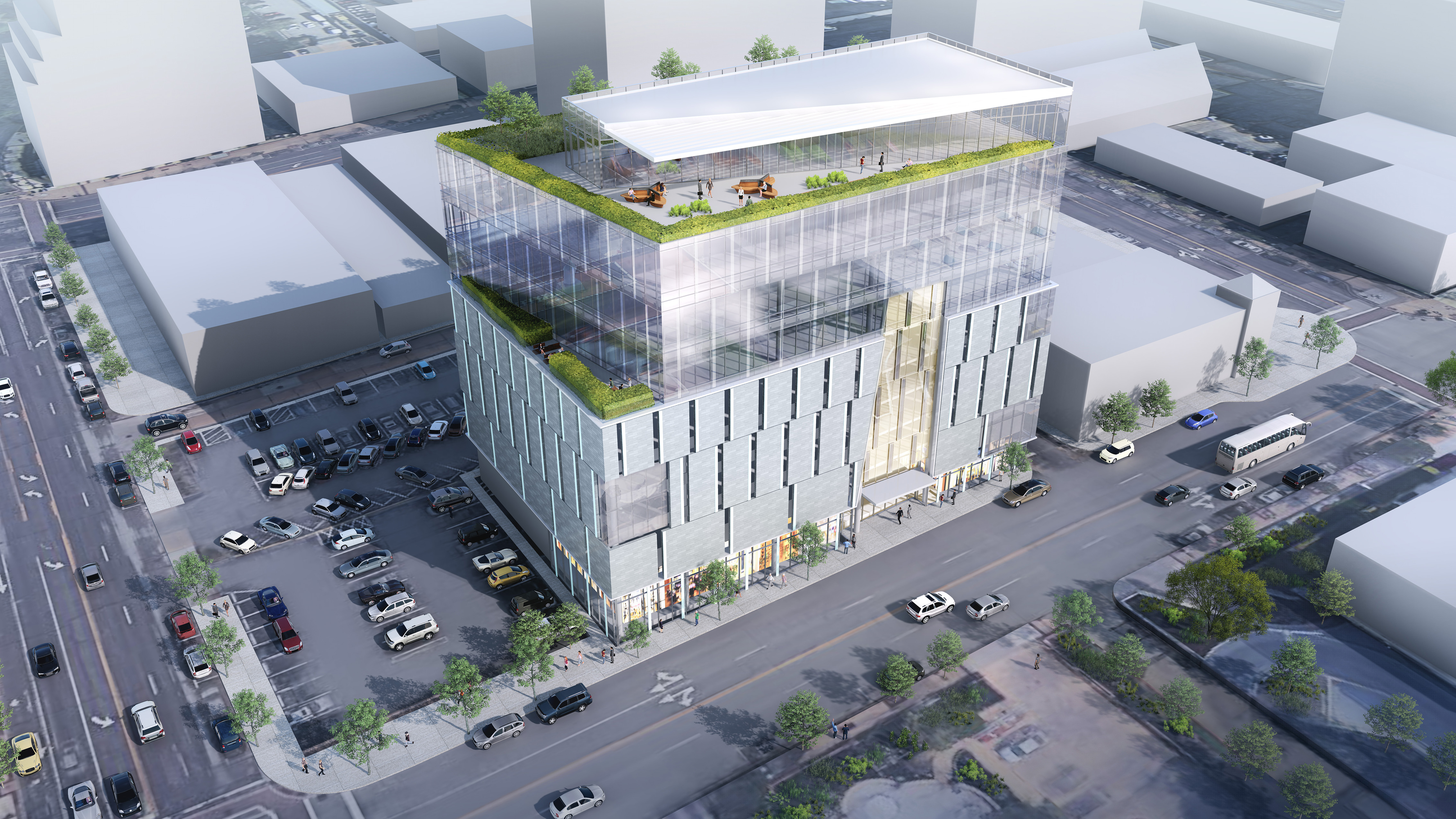 Nine-Story, $16M Mixed-Used Project Announced on Forsyth in Clayton