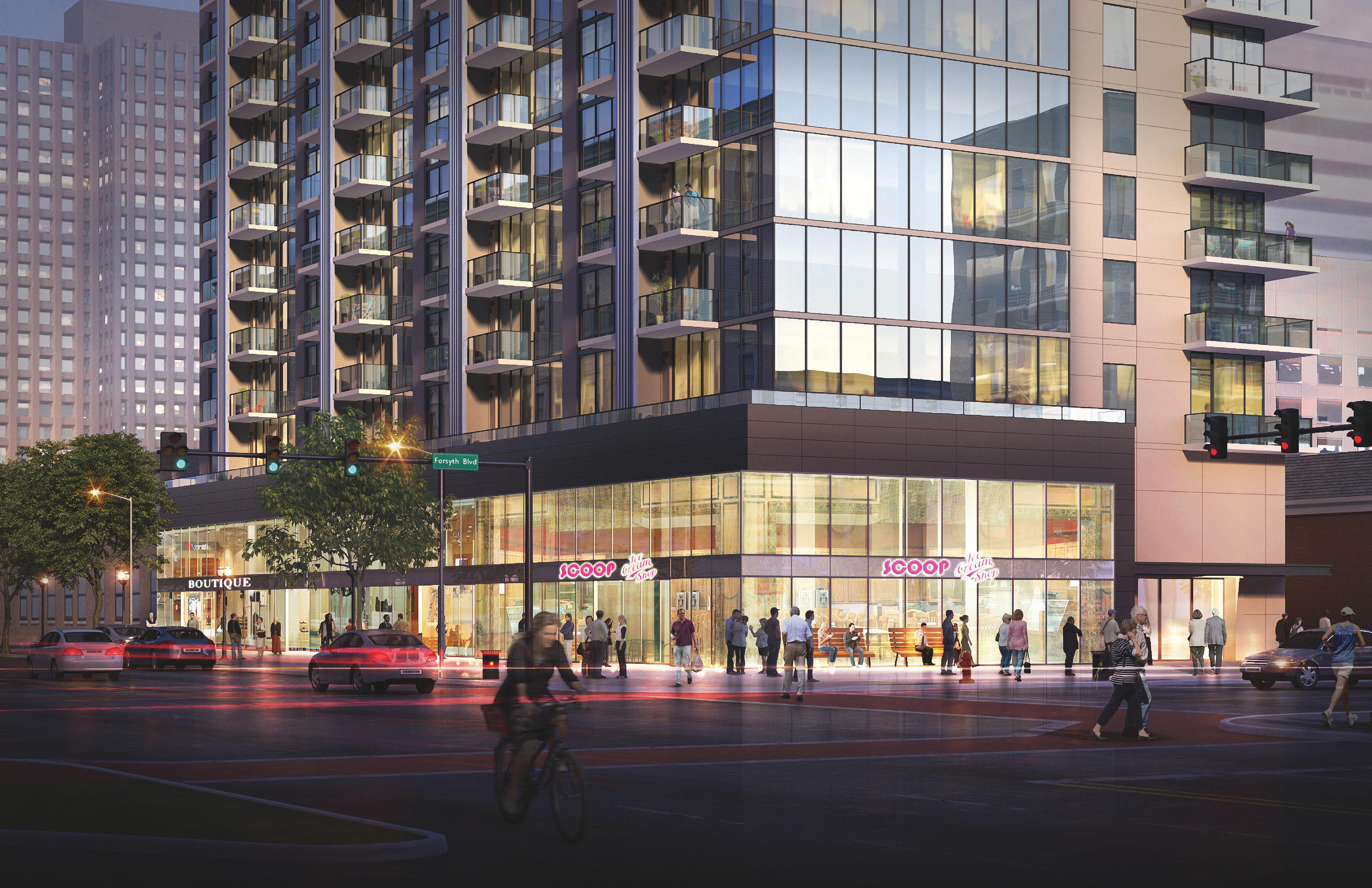 $70M, 24-Story, 264-Unit Mixed-Use Project Proposed for Downtown Clayton