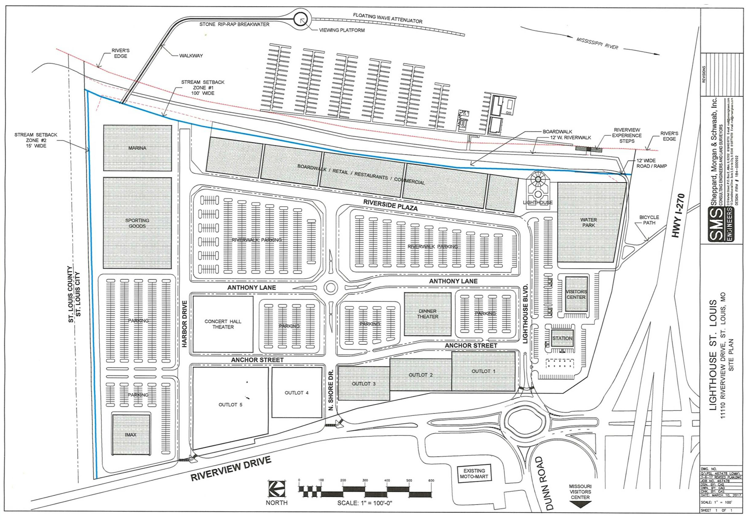 $300M Lighthouse Entertainment, Marina, Retail Development Moves Ahead in St. Louis City