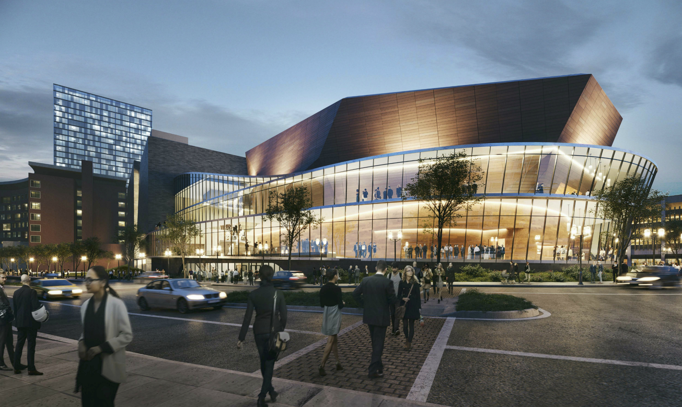 Centene Corporate Auditorium, Parking Garage Design Revisions Presented