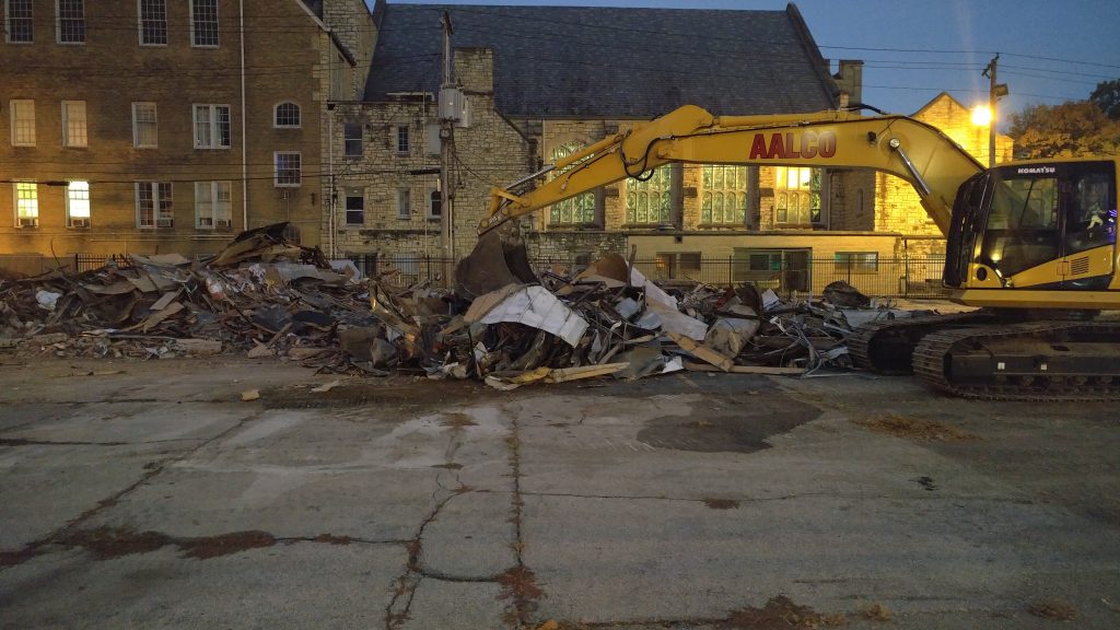 Demolished Church's chicken at Delmar & Skinker